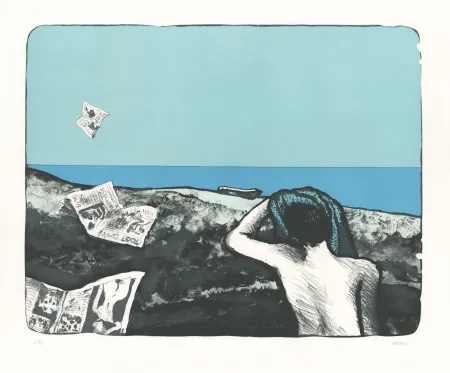 Litografía Baudoin - Je n'ai pas tout vu