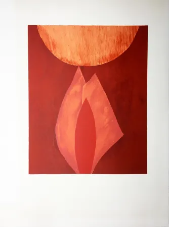 Litografía Bazaine - AFF AVT MAM (BLASONS). Lithographie originale de 1975.