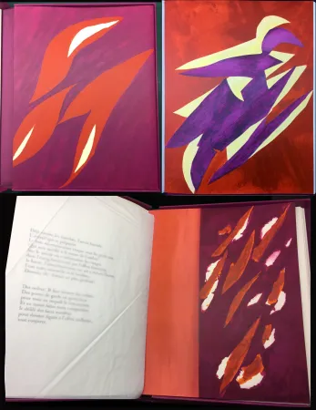 Libro Ilustrado Bazaine - André Frénaud : L'ÉTAPE DANS LA CLAIRIÈRE (1995)