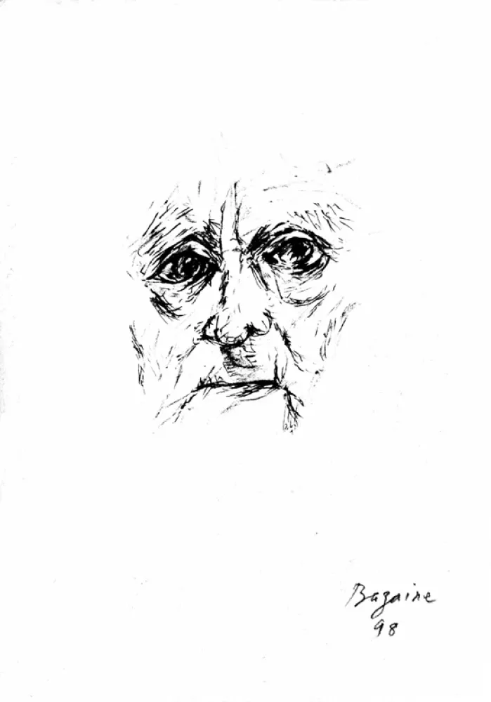 Litografía Bazaine - Autoportrait 