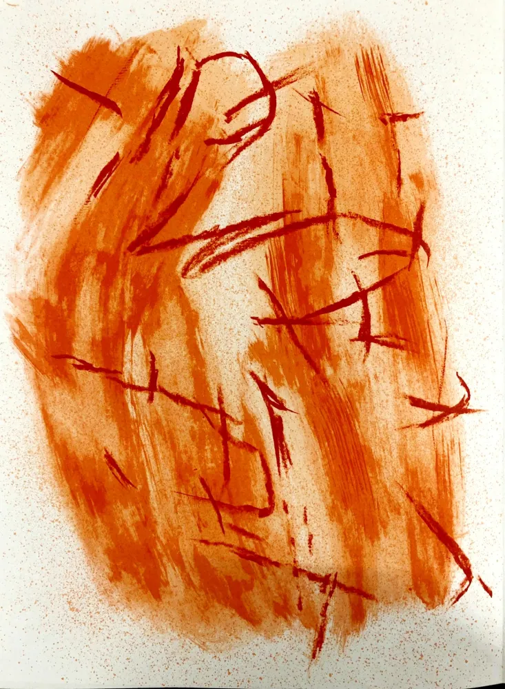 Litografía Bazaine - Composition,