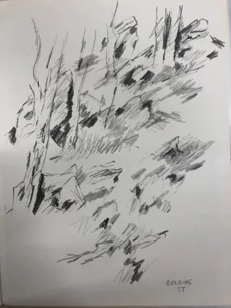 Litografía Bazaine - Dessin 1955