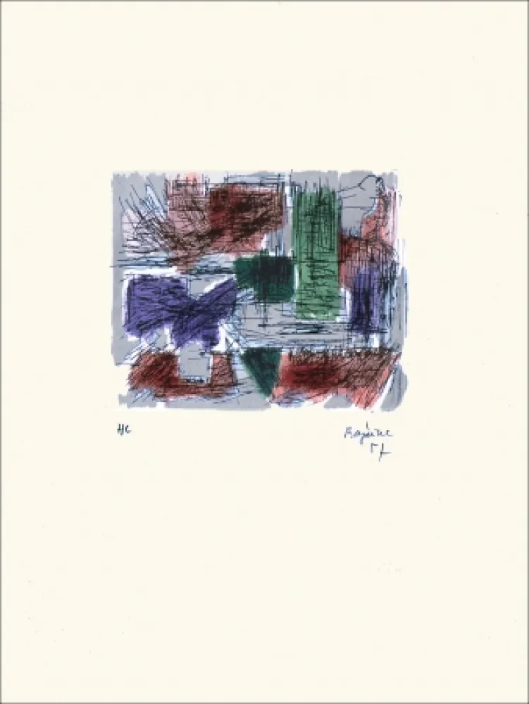 Litografía Bazaine - Hollande III