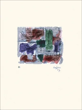 Litografía Bazaine - Hollande III