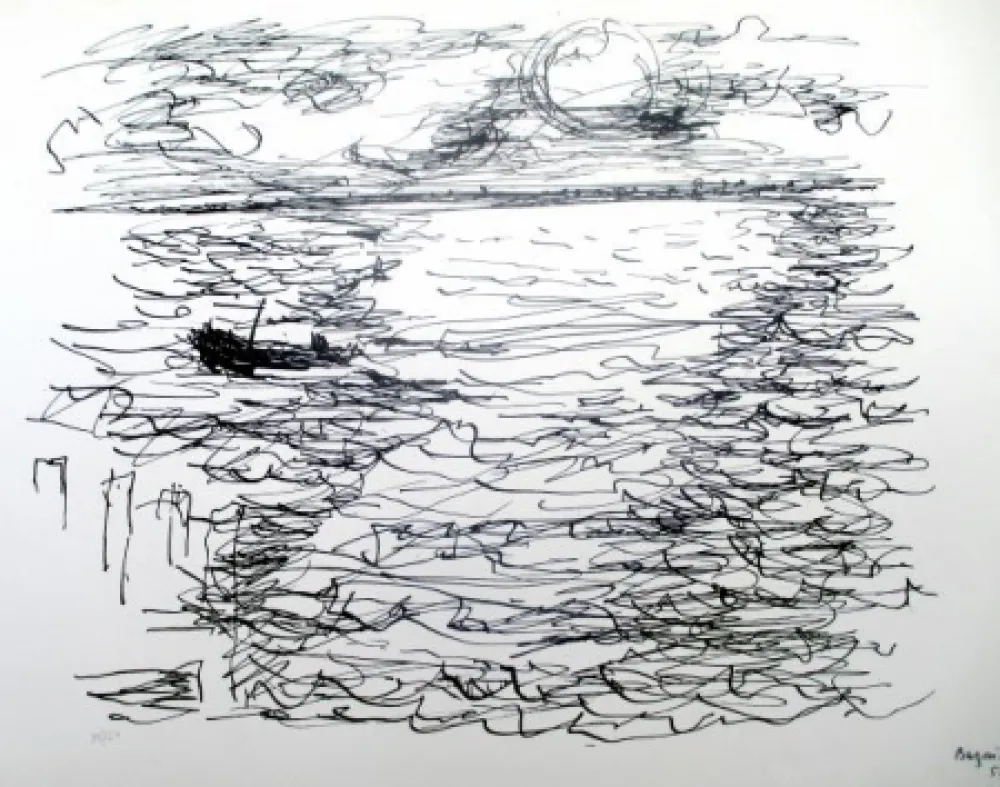 Litografía Bazaine - Lever du soleil