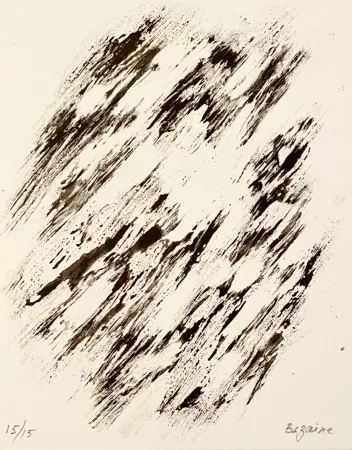 Litografía Bazaine - Quoi le vide après ?