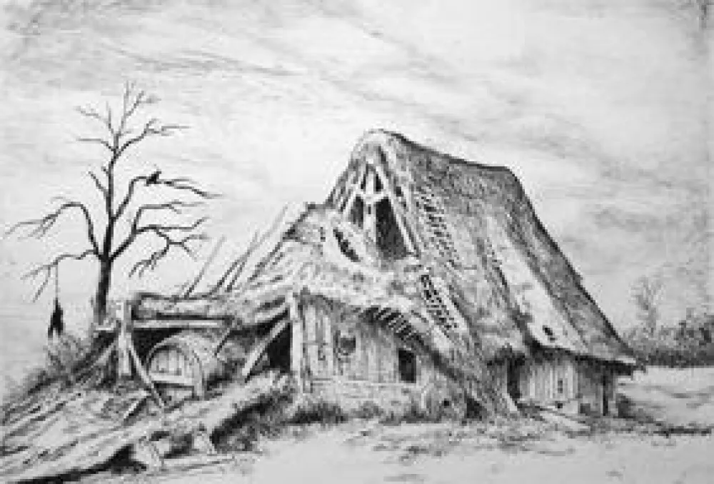 Grabado Bazire - Dix paysages gravés a l'eau-forte