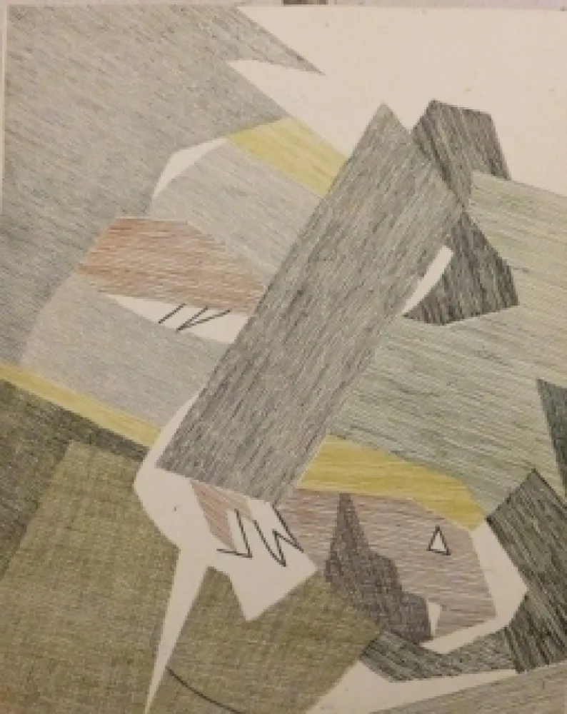 Aguafuerte Beaudin - Eau- forte pour le texte Les Paysans