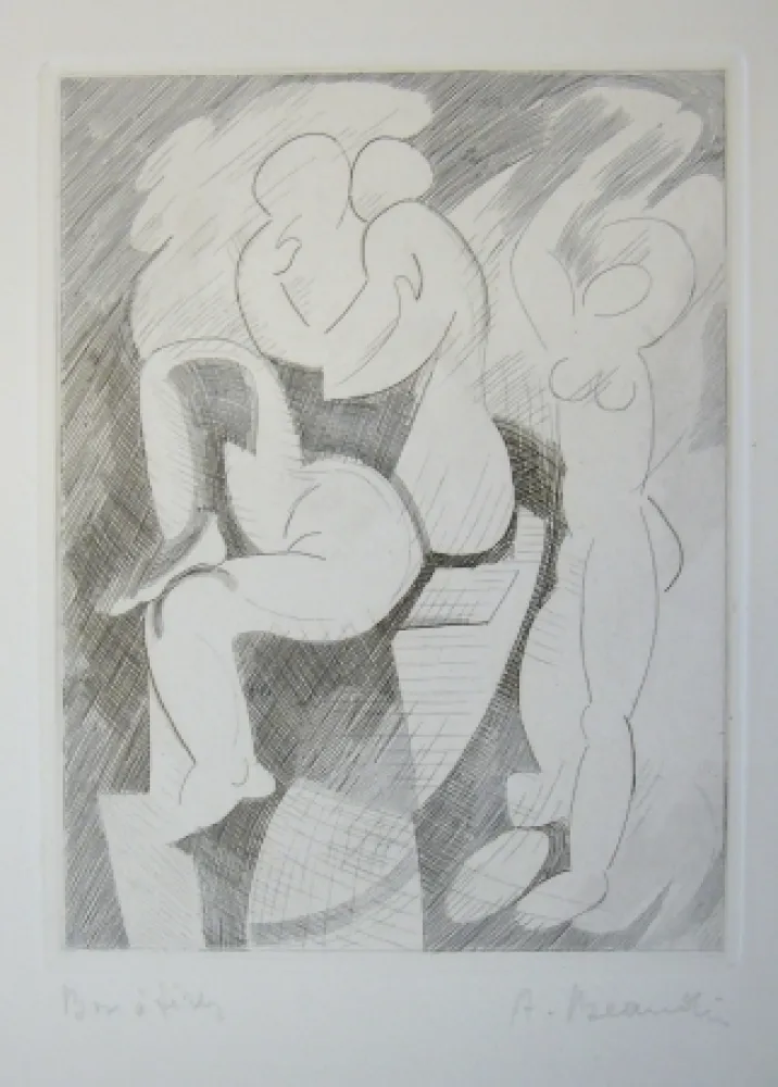 Grabado Beaudin - Le Jongleur 1