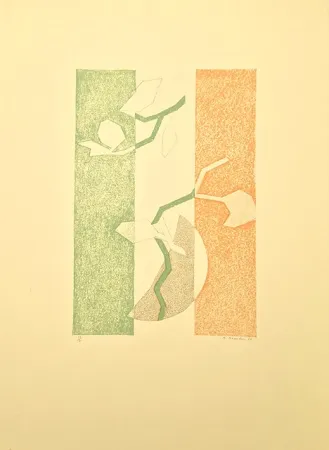 Litografía Beaudin - Le printemps