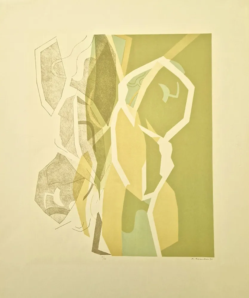 Litografía Beaudin - Piege d'araignée