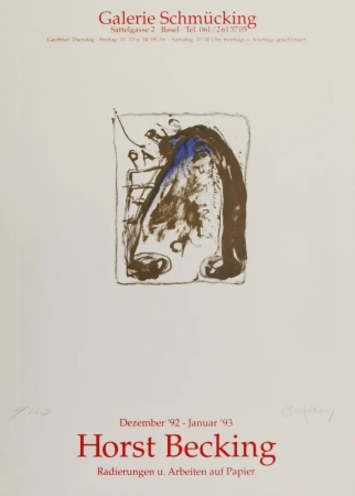 Talla En Madera Becking - Radierungen und Arbeiten auf Papier