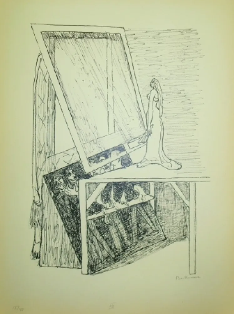 Litografía Beckmann - Magic Mirror