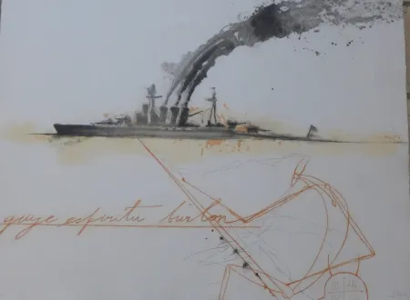 Grabado Bedia - Güije espíritu burlón