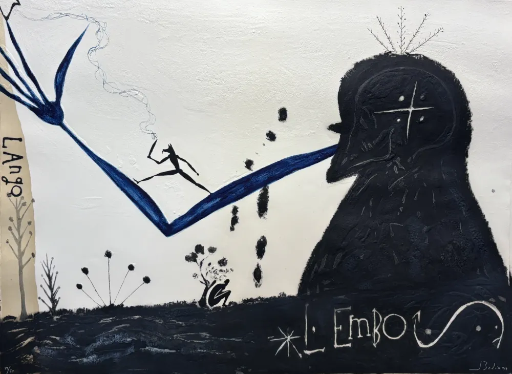 Aguafuerte Y Aguatinta Bedia - Lango L Embo