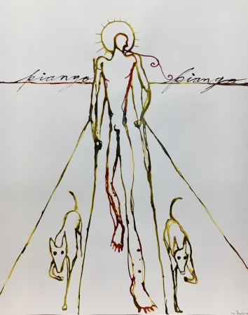 Serigrafía Bedia - Piango, Piango