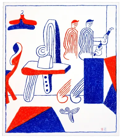 Litografía Behncke - Albert Mertz