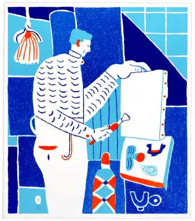 Litografía Behncke - Asger Jorn