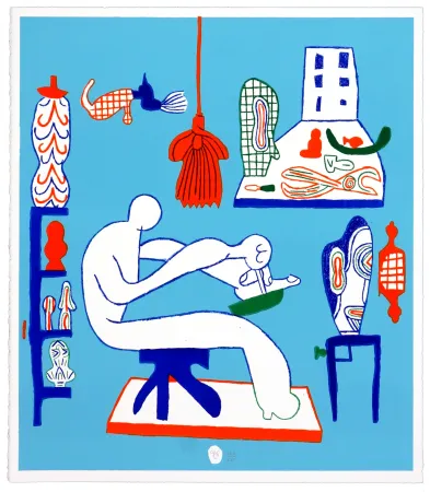 Litografía Behncke - Kristian Hildebrandt