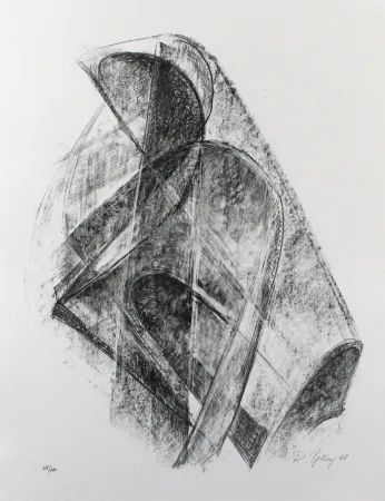 Litografía Belling - Entwurf für eine Plastik