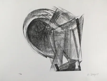 Litografía Belling - Entwurf für Metallplatten und Draht II 