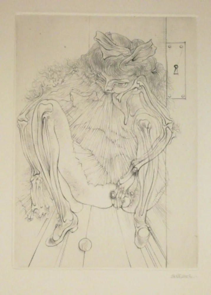 Grabado Bellmer - A Sade 5