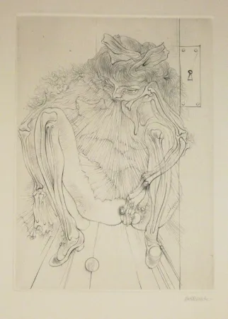 Grabado Bellmer - A Sade 5