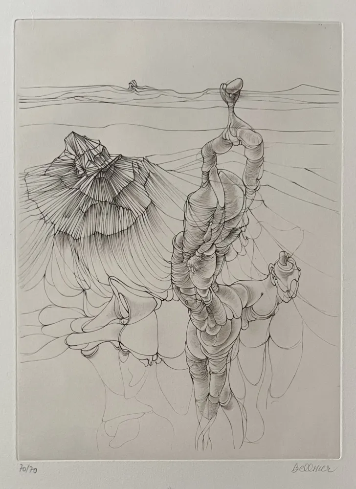 Aguafuerte Y Aguatinta Bellmer - Analogies 3, 1971