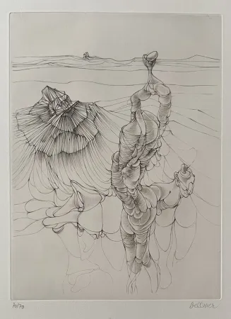 Aguafuerte Y Aguatinta Bellmer - Analogies 3, 1971