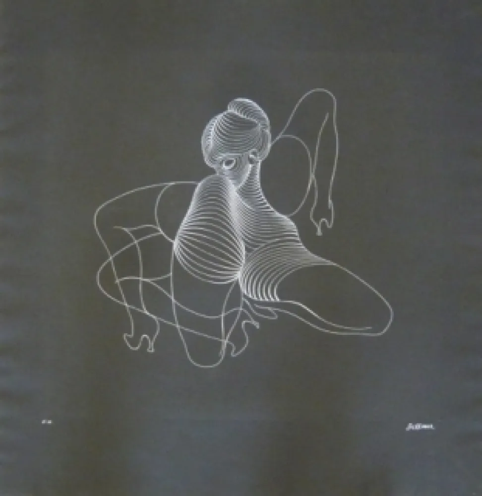 Grabado Bellmer - Céphalopode double