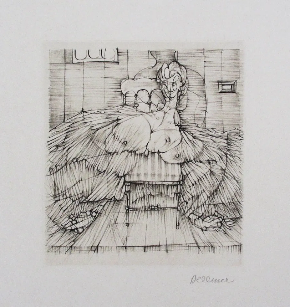 Aguafuerte Y Aguatinta Bellmer - Chaise Napoléon