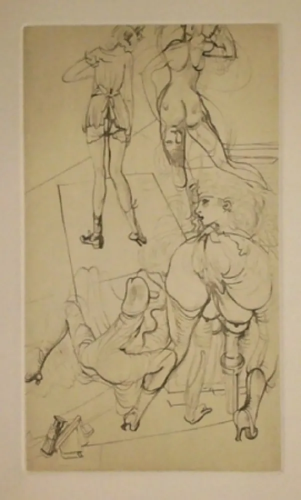 Aguafuerte Bellmer - Gravure inedite