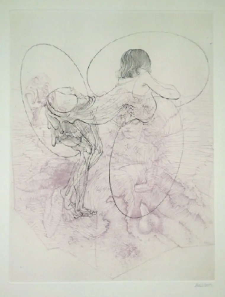 Aguafuerte Y Aguatinta Bellmer - Juliette ou les prospérités du vice