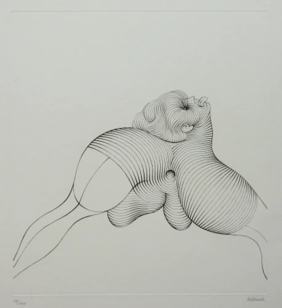 Aguafuerte Bellmer - La Céphalopode