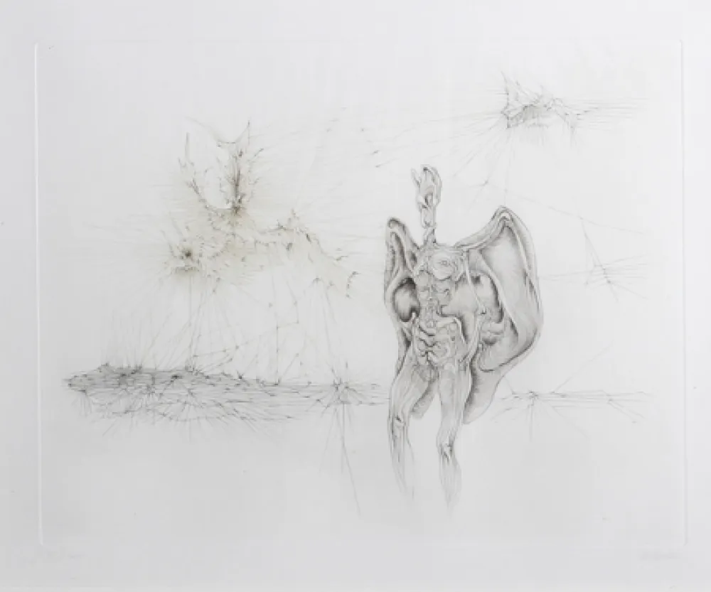 Grabado Bellmer - La Chauve-Souris