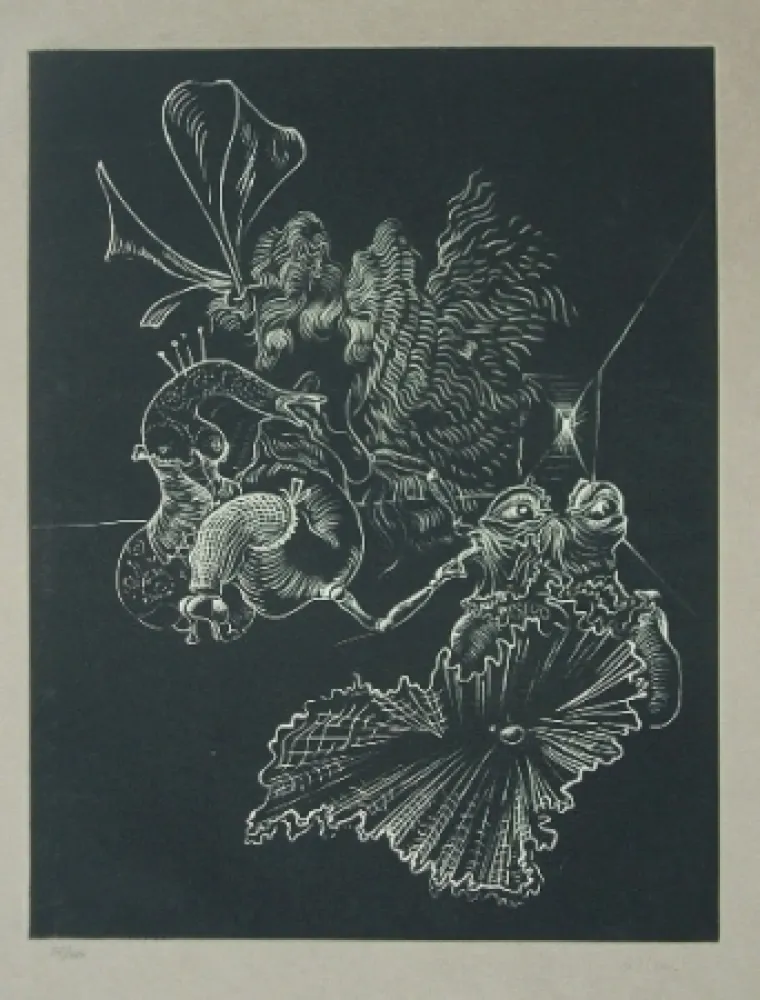 Aguafuerte Bellmer - La demande en marriage