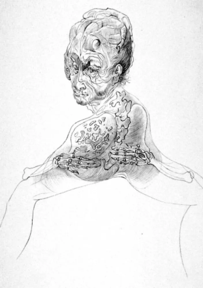 Litografía Bellmer - La morte