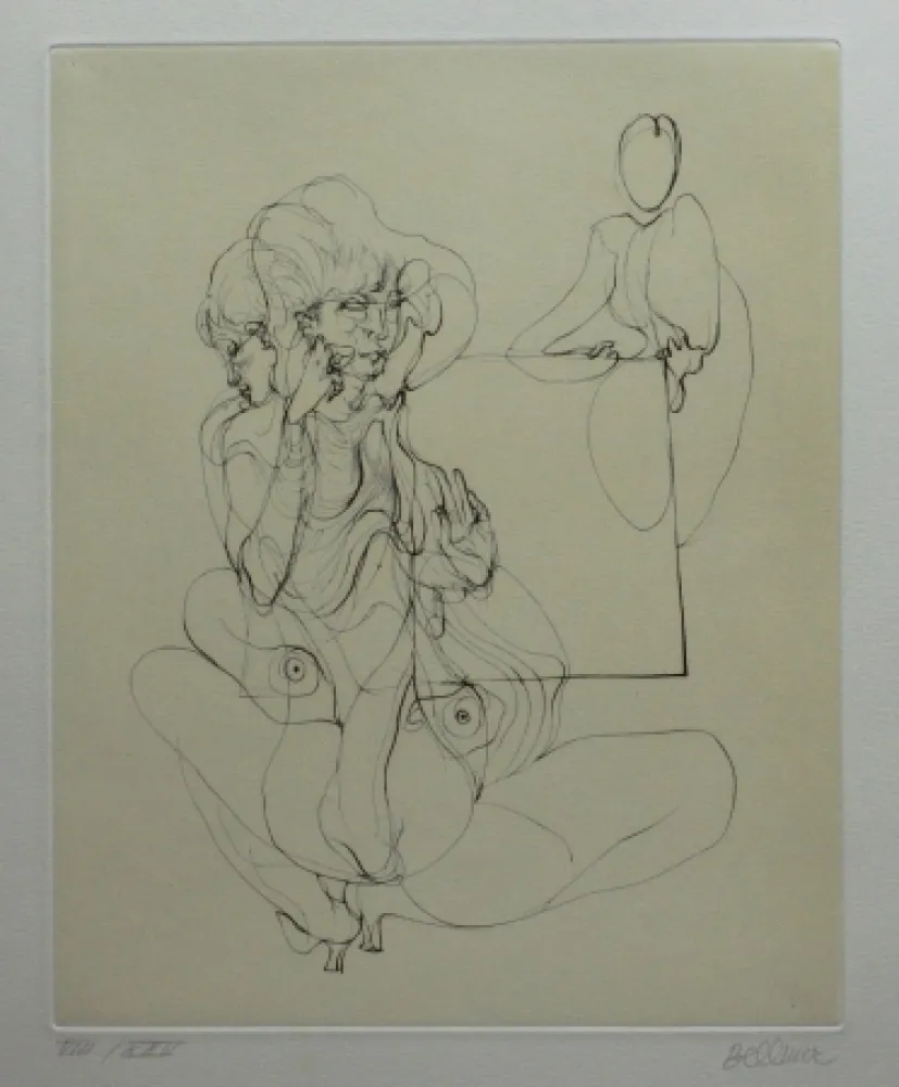 Punta Seca Bellmer - La Table parlante