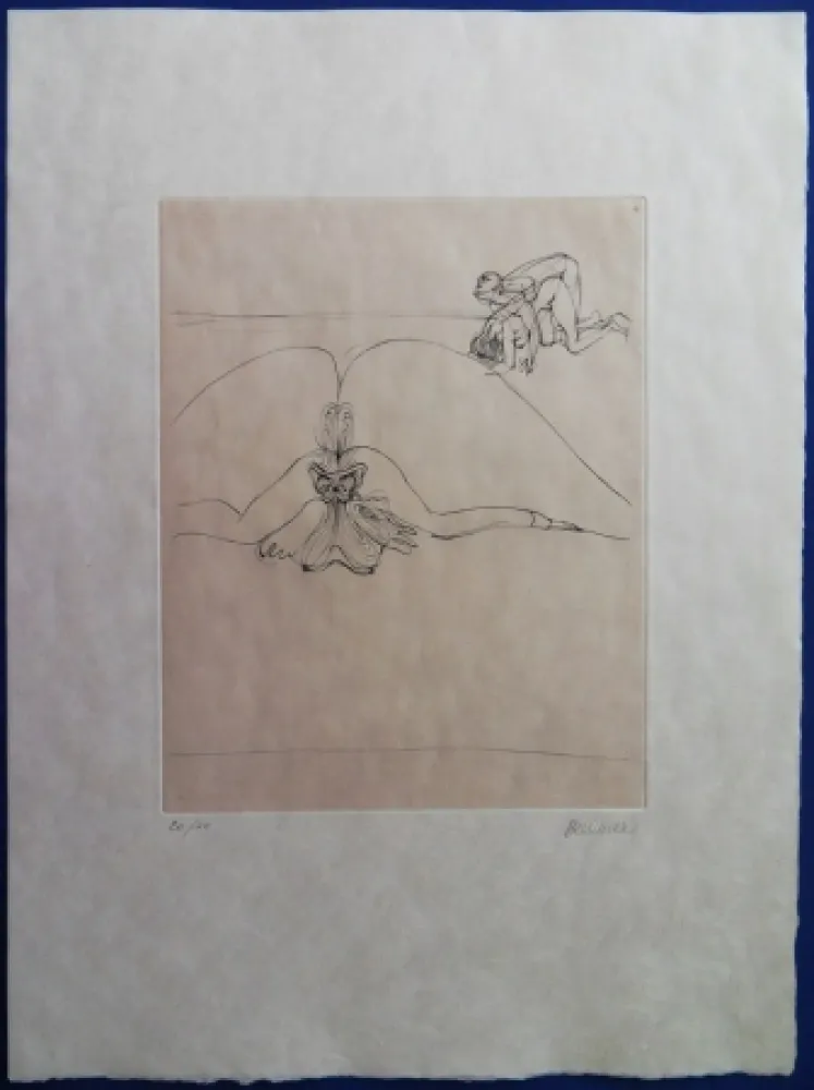 Grabado Bellmer - Le corps s'offre