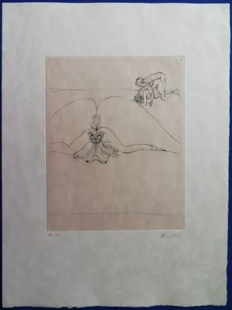 Grabado Bellmer - Le corps s'offre