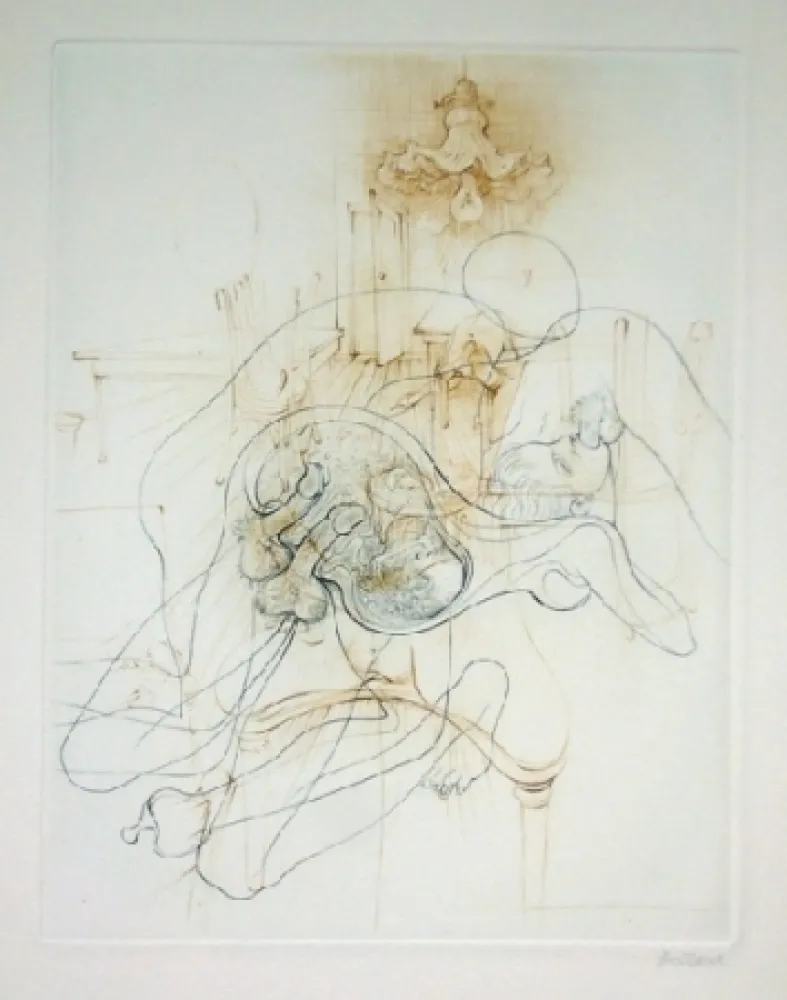 Aguafuerte Y Aguatinta Bellmer - Les crimes de l'amour