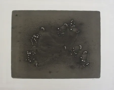 Litografía Bellmer - Les Mains Articulées