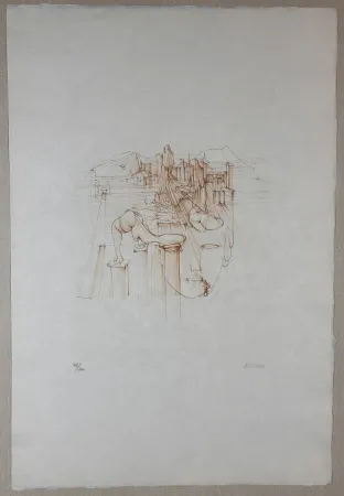 Grabado Bellmer - L'Usine