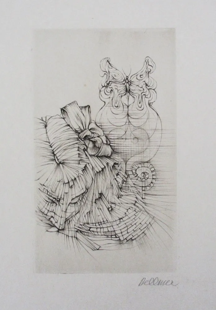 Aguafuerte Y Aguatinta Bellmer - Métamorphose (Papillon)