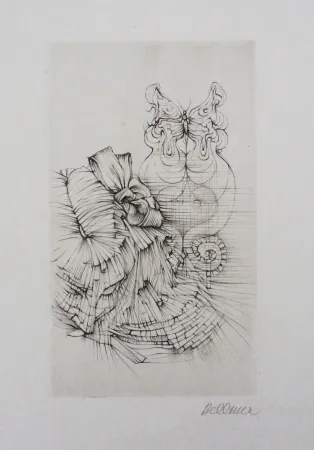 Aguafuerte Y Aguatinta Bellmer - Métamorphose (Papillon)
