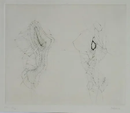 Aguafuerte Y Aguatinta Bellmer - Mon arrestation du 26 août