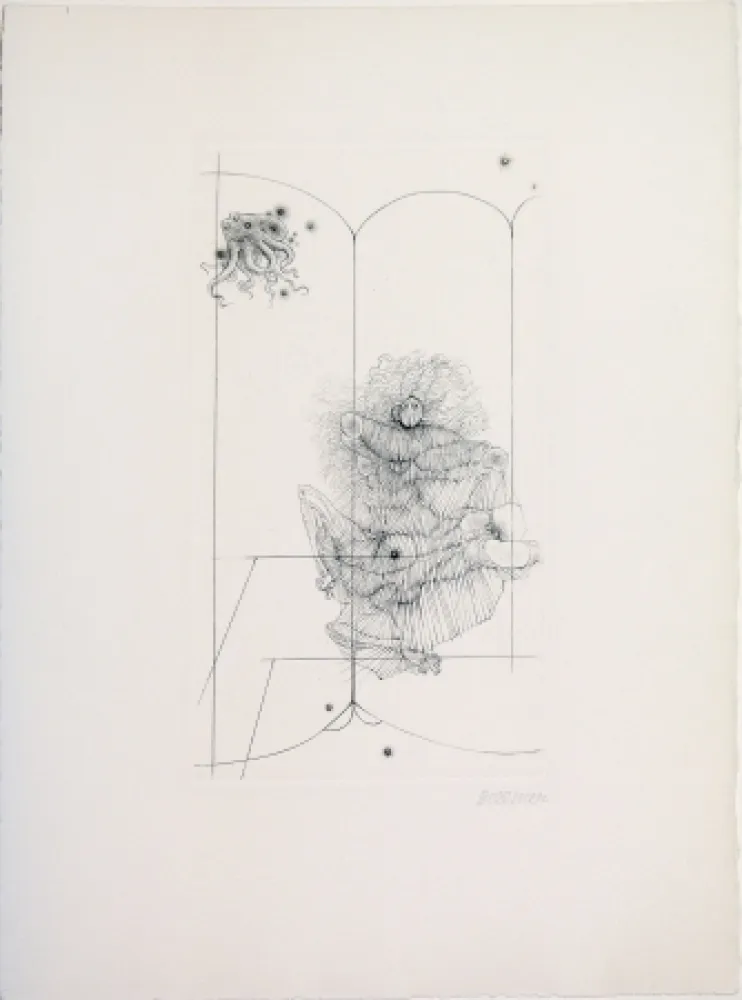 Punta Seca Bellmer - Octopus from 