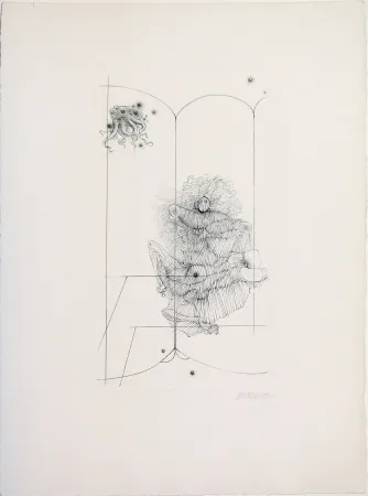 Punta Seca Bellmer - Octopus from 