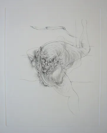 Aguafuerte Bellmer - Sans titre