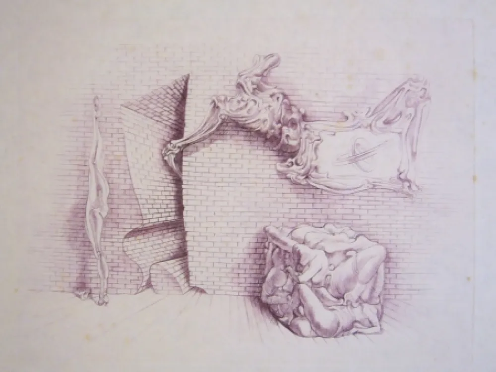 Aguafuerte Bellmer - Sans titre